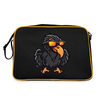 Harpy Bird Cool Comic - Retro Bag - black/gold - Back