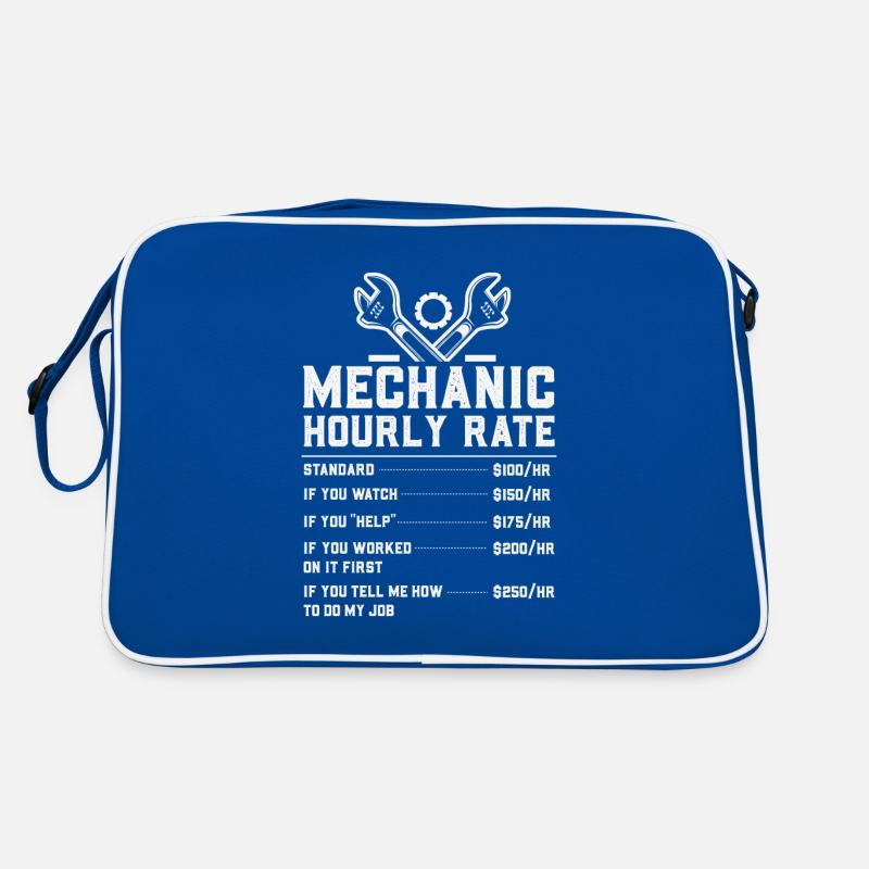 Mechanic Hourly Rate Retro Bag