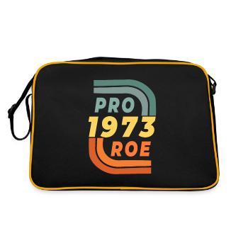 Pro Roe vs. Wade Women's Reproductive Right To - Retro Bag - black/gold - Back