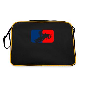 Snowmobil - snowmobile - snowmobile - Retro Bag - black/gold - Back