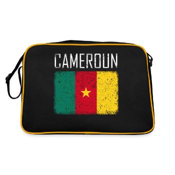 Cameroun - Sac Retro - noir/or - Dos