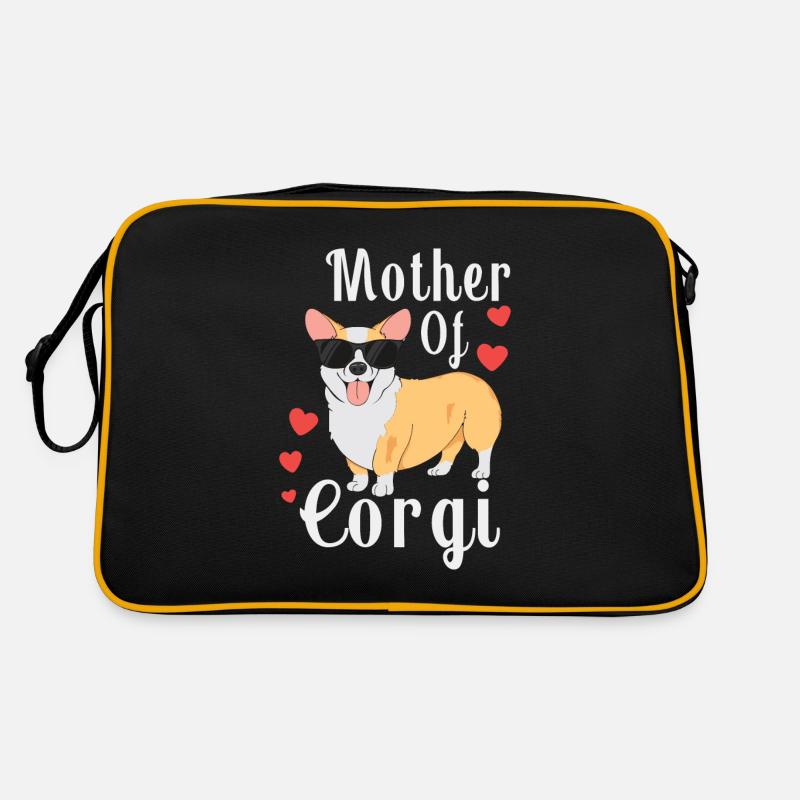 Corgi Mom - Mutter von Corgi Retro Tasche