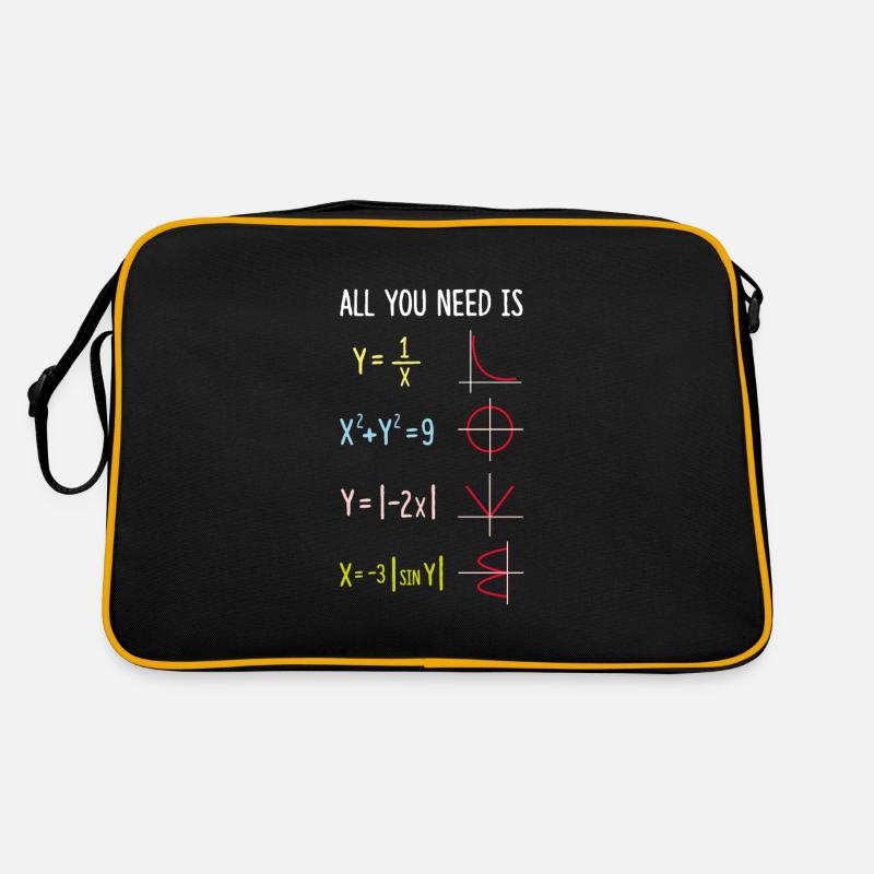 VALENTINE MATHE-PROBLEM Retro Tasche