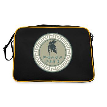 Spartan Molon Labe - Sac Retro - noir/or - Dos