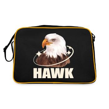Hawk - Sac Retro - noir/or - Dos