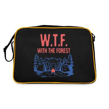 WTF avec le camping forestier Wildlife Camper - Sac Retro - noir/or - Dos