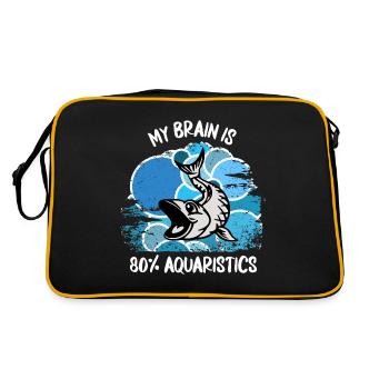 Aquarium Aquariophile Poissons d’ornement Poissons aquatiques - Sac Retro - noir/or - Dos