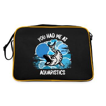 Aquarium Aquariophile Poissons d’ornement Poissons aquatiques - Sac Retro - noir/or - Dos