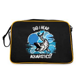 Aquarium Aquariophile Poissons d’ornement Poissons aquatiques - Sac Retro - noir/or - Dos