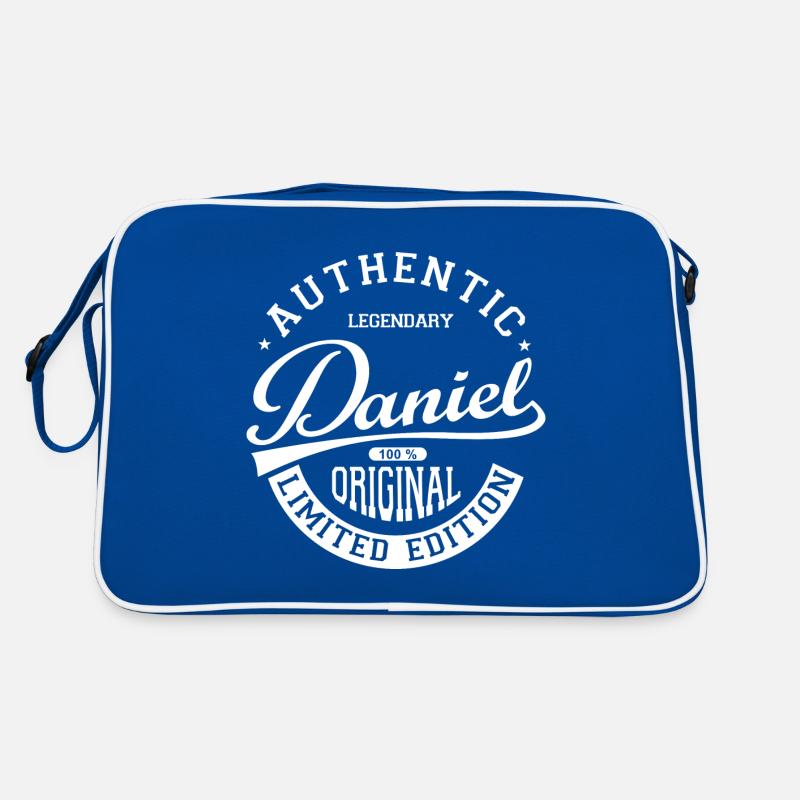 Daniel Geschenk tshirt benutzerdefinierten Name Daniel Retro Tasche