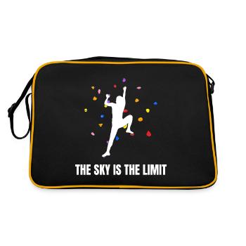 Le ciel est la limite Rochers et grimpeurs - Sac Retro - noir/or - Dos