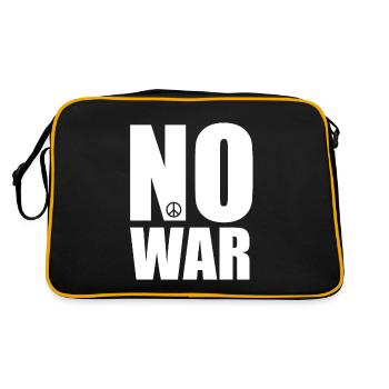 Pas de guerre, pas de paix, pas de guerre - Sac Retro - noir/or - Dos