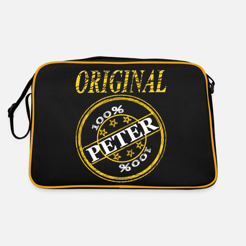 je m'appelle Peter Original Peter 100% Peter Sac Retro