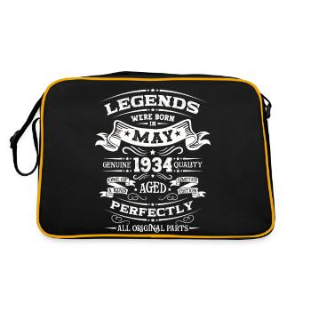 Légendaire Mai 1934 Millésime 1934 Anniversaire 1934 - Sac Retro - noir/or - Dos