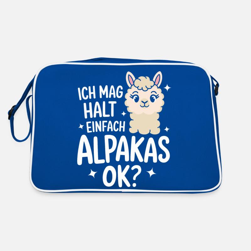 Alpaca Llama Retro Bag