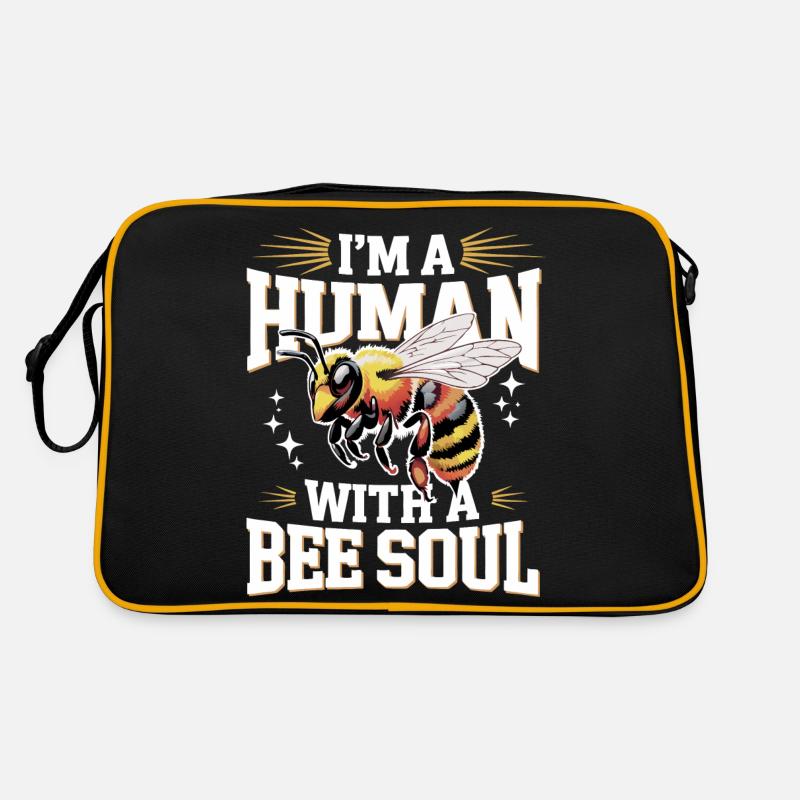 Honigbiene Imker Bienen Biene Retro Tasche