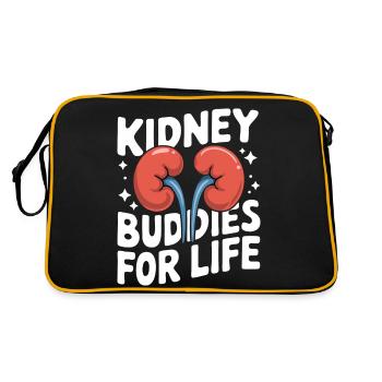 Kidney Donor Kidney Organ Donor - Retro Bag - black/gold - Back