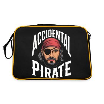 Amputation Behinderung - Retro Tasche - Schwarz/Gold - Hinten