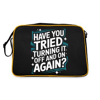 Technical Support Computer - Retro Bag - black/gold - Back