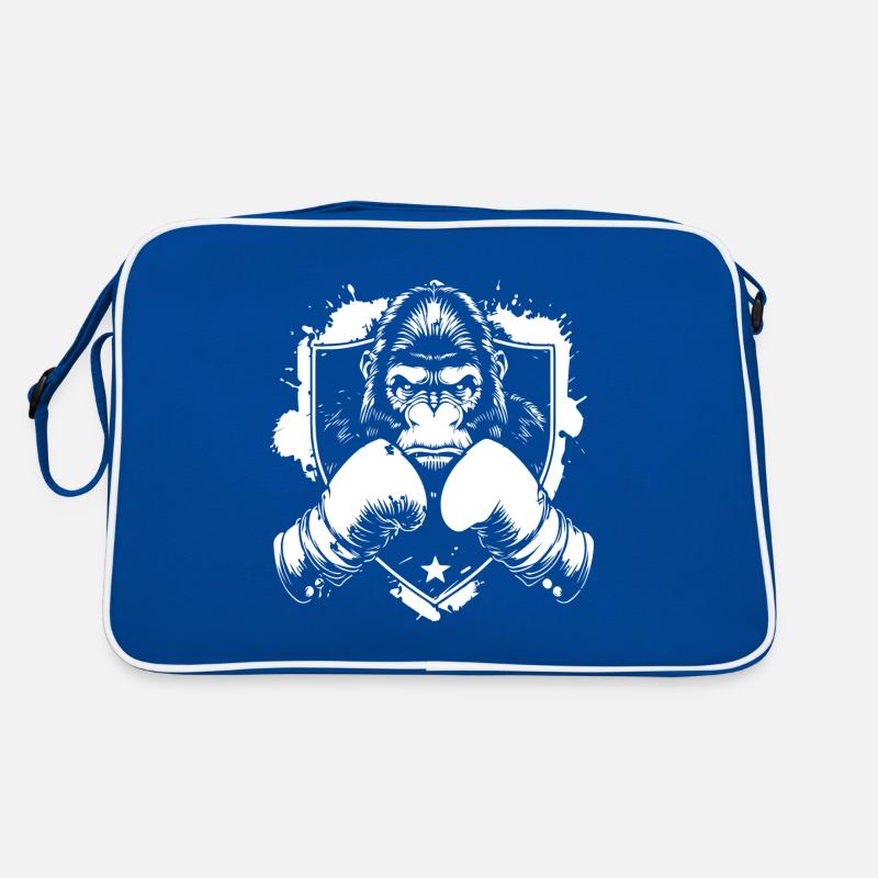Gorilla Boxer Boxing MMA Retro Bag
