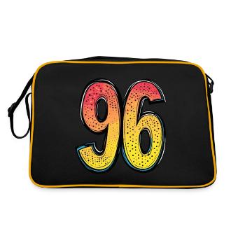 96 Number Comic - Retro Bag - black/gold - Back