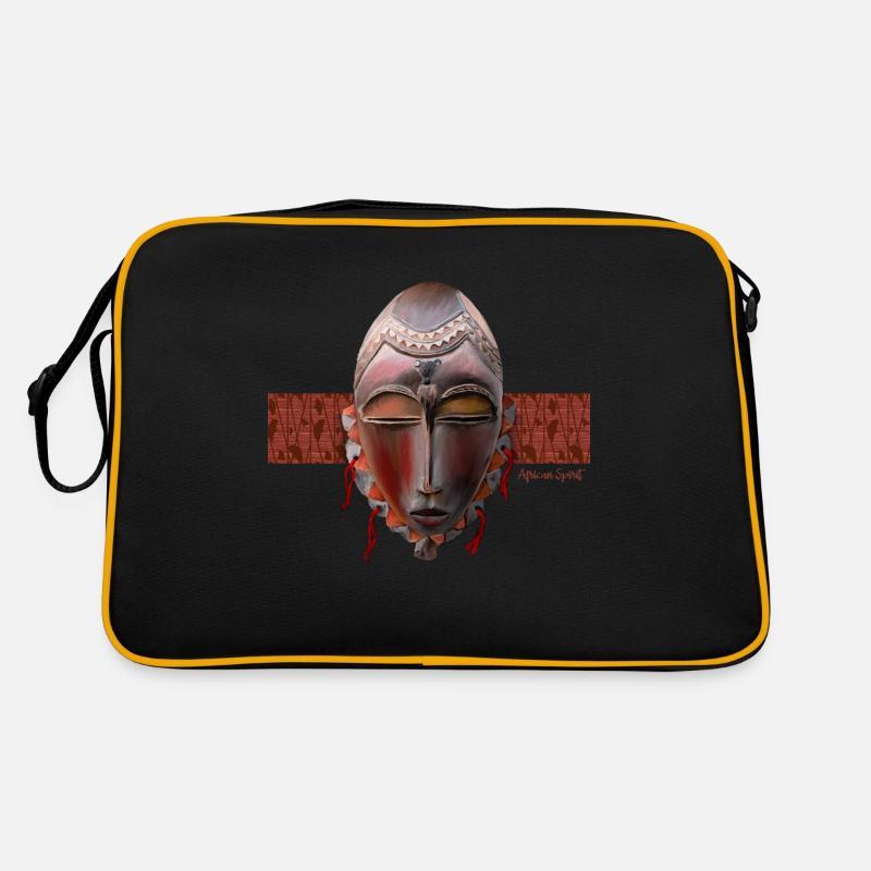 African mask, WEST Retro Bag