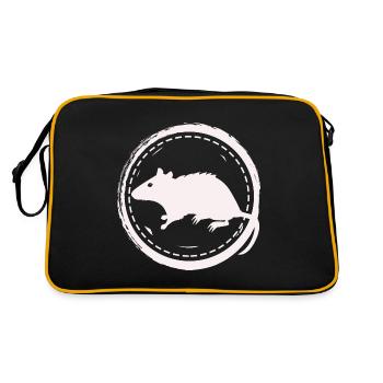 Rat - Rodent - Retro Bag - black/gold - Back