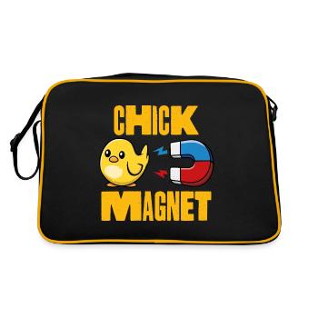 Chick Magnet - Retro Bag - black/gold - Back