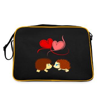 Hérisson - L’amour surmonte les piques - Comicstyle - Sac Retro - noir/or - Dos