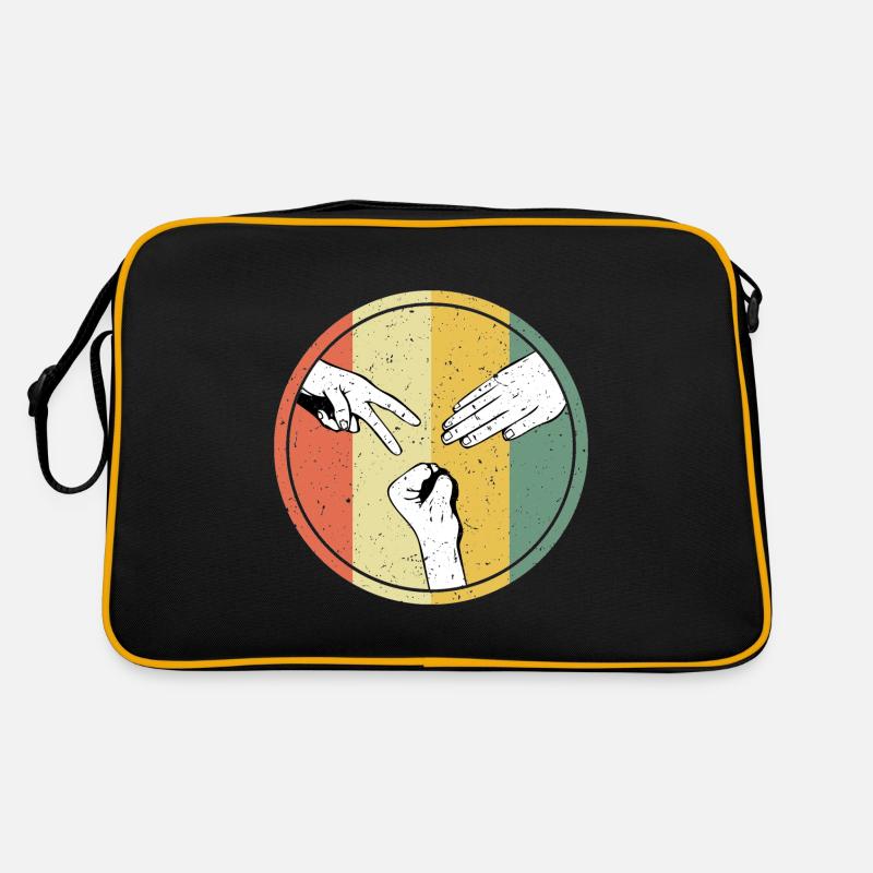 Ciseaux Pierre Papier Rétro Vintage Sac Retro