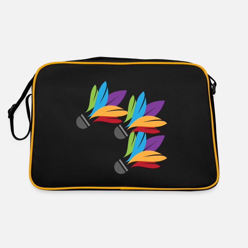 Federbälle Retro Tasche