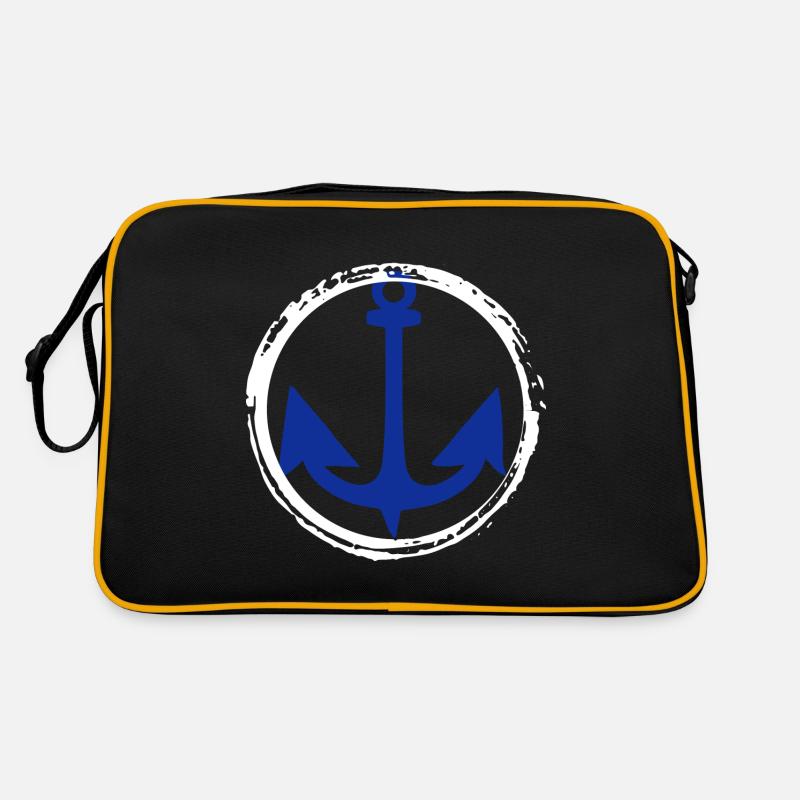Anker Nautik Seefahrer Pier Meer Maritim Retro Tasche