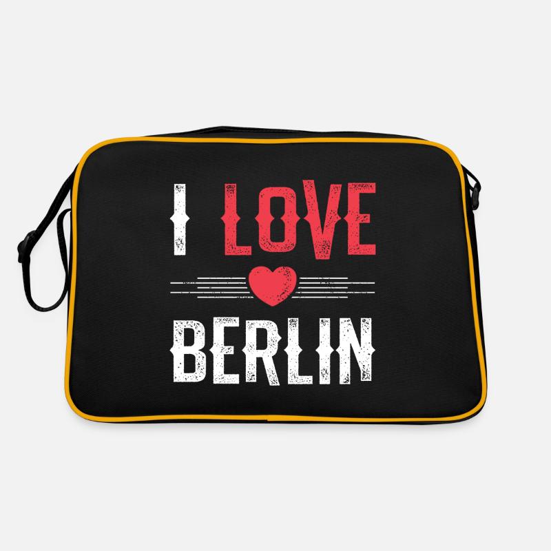 I Love Berlin Retro Tasche