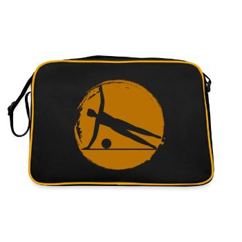 Fitness - Sport - Endurance - Workout - Retro Bag - black/gold - Back