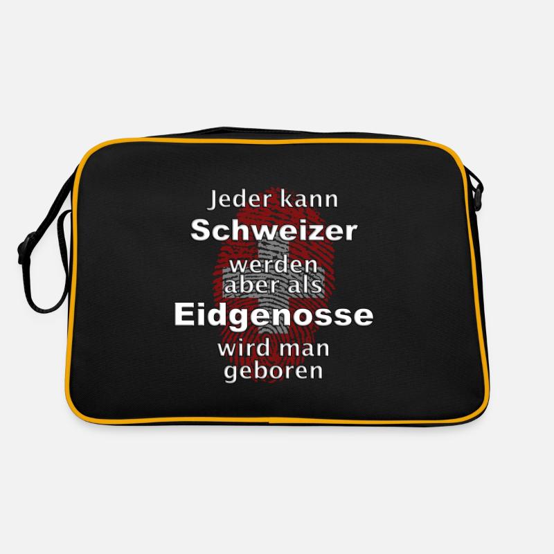 Ein richtiger Schweizer Retro Tasche