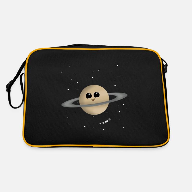 Saturn solar system planet universe universe Retro Bag