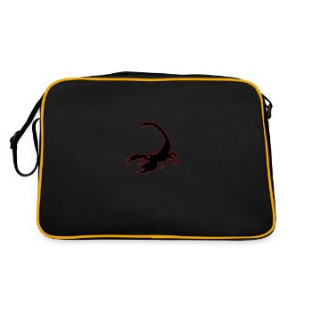 Scorpio - Retro Bag - black/gold - Back