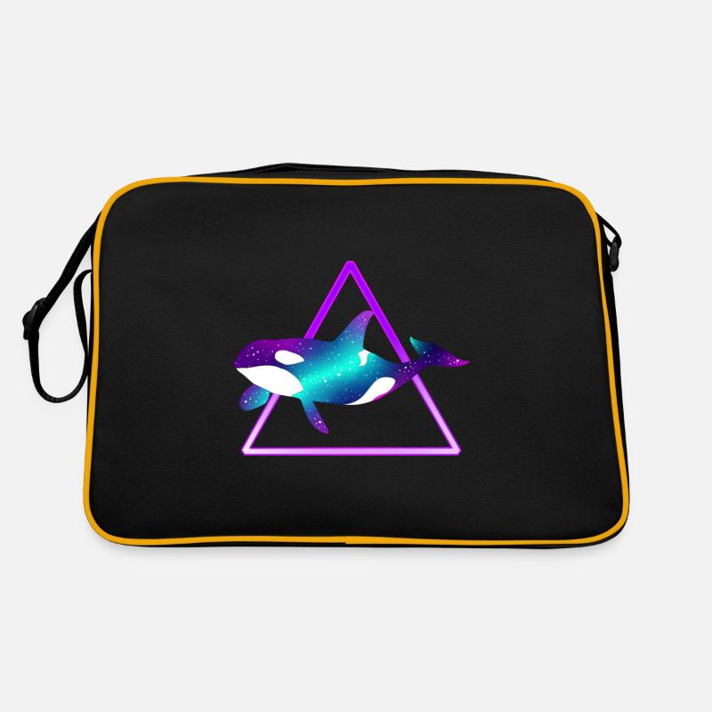 Orca Whale Fish Retro Bag