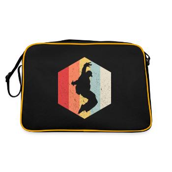 Dance break dance - Retro Bag - black/gold - Back