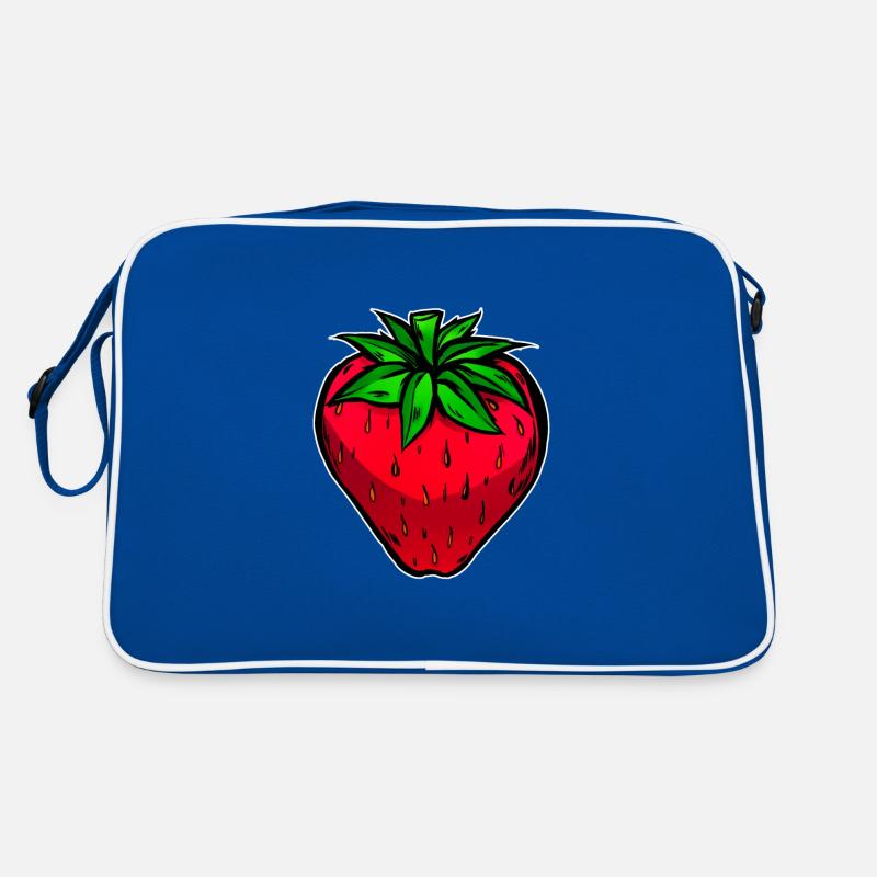 Strawberry fruit fruit delicious Retro Bag