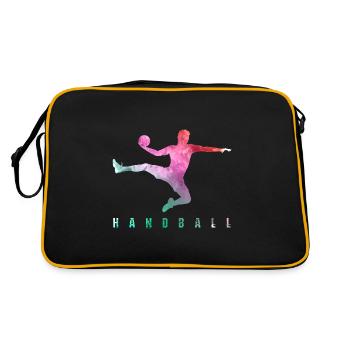 HANDBALL handball sport cool - Retro Bag - black/gold - Back