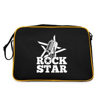 Rock Star Musique Rock and Roll - Sac Retro - noir/or - Dos