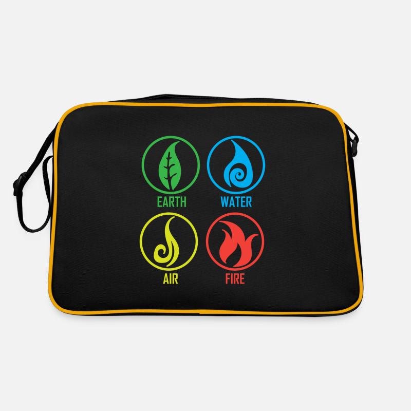 Earth water air fire Retro Bag