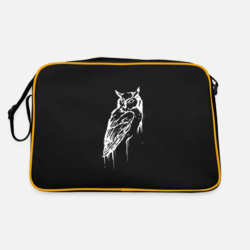 owl - Retro Bag - black/gold