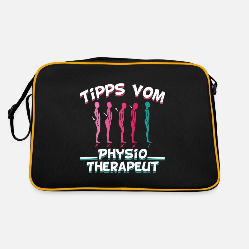 Physiotherapeut Physiotherapeuten Physio Tipps Retro Tasche