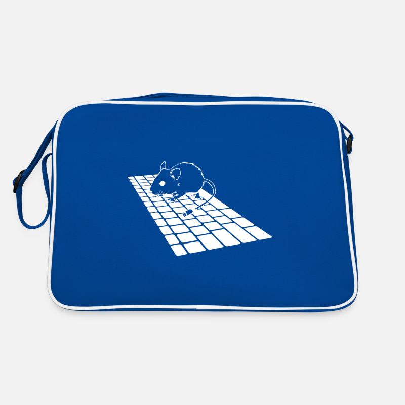 Mouse - Keyboard - Computer - Gift idea Retro Bag