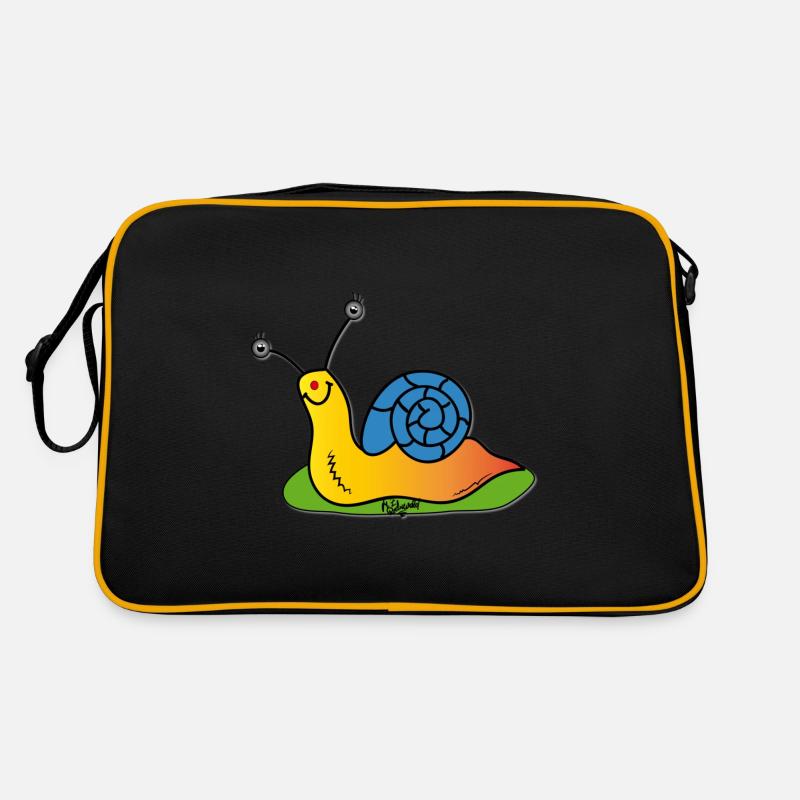 slug - Retro Bag - black/gold