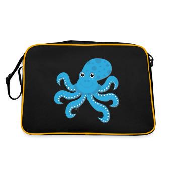 Kraken - Sac Retro - noir/or - Dos