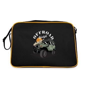 Mode de vie hors route - Sac Retro - noir/or - Dos
