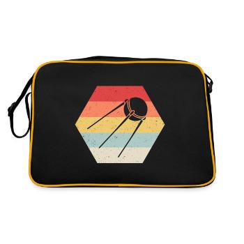 Spoutnik URSS URSS Union soviétique satellite spatial - Sac Retro - noir/or - Dos